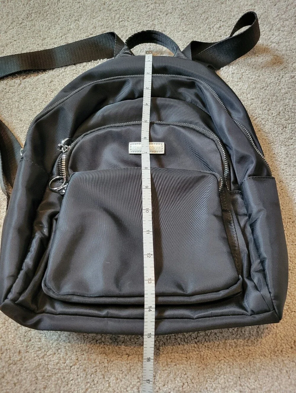 Monica Muse Mini Backpack Travel Nylon Black